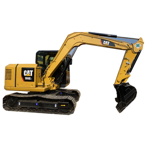 Mini-excavatrice hydraulique CAT 308E2 d'occasion 8 tonnes, multi-modes, pour l'entretien des canaux d'irrigation agricoles et la démolition de structures - Product Image 1