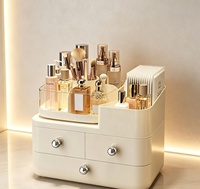 Organisateur de maquillage de comptoir avec tiroirs, boîte de rangement cosmétique, organisateur de soins de la peau pour coiffeuse, haute qualité, nouvelle arrivée, vente en gros d'usine
