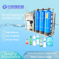 Ligne de production complète d'eau en bouteille de 5 gallons, machine de lavage, de remplissage et de bouchage de barils PET PC