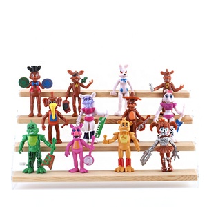 HY Juego de 6 Figuras de Acción de PVC de <span class=keywords><strong>Bonnie</strong></span>, Foxy, Chica y Freddy de FNAF, Luminosas, con Articulaciones Móviles - Product Image 4
