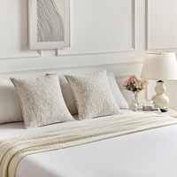 Housse de coussin décorative pour salon, en polyester haute densité, pour canapé