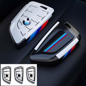 Car <b>Key</b> Bag Suitable for BMW 3 5 7 Series ABS Carbon Fiber Blade Shape Car <b>Key</b> <b>Cover</b> <b>Key</b> case for BMW E90 X5X6 Car <b>Key</b> Bag - Product Image 6