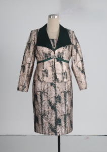 Robe de cérémonie en brocart de haute qualité pour femmes américaines, robe d'église pour femmes, grandes tailles - Product Image 3