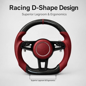 Volante Deportivo Completo en Alcántara para Porsche 911 992 <span class=keywords><strong>GT3</strong></span> RS, Estilo Personalizado con Costuras y Color a Medida - Product Image 5
