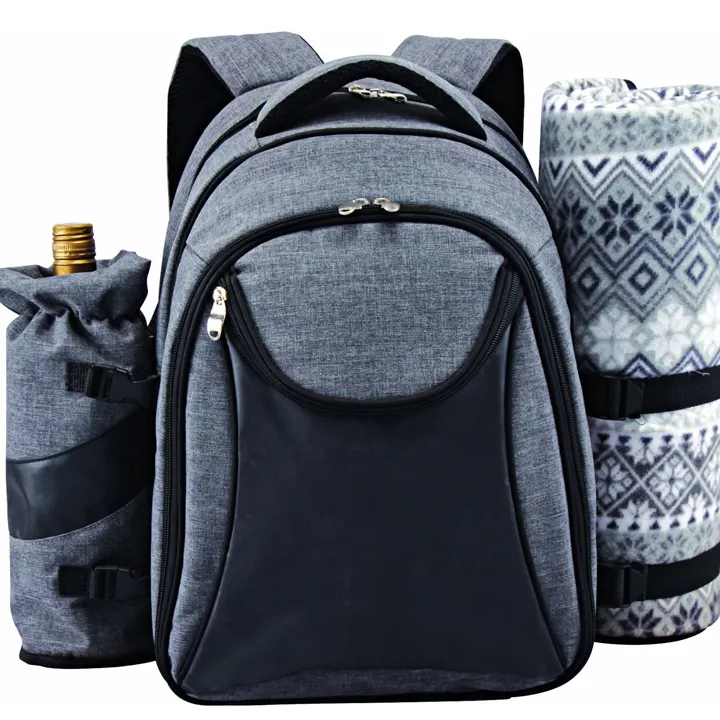 Mode Picknick Rucksack 4 Personen Picknick Set Große Hochzeiten oder Jubiläum