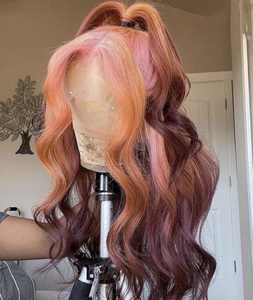 Oferta Mayorista para Proveedores de Cabello: Pelucas de Cabello Humano con Cutícula Alineada, Ondas de Agua para Mujeres Negras, HD Full Lace, Ombre Marrón, Ondas Corporales - Product Image 3