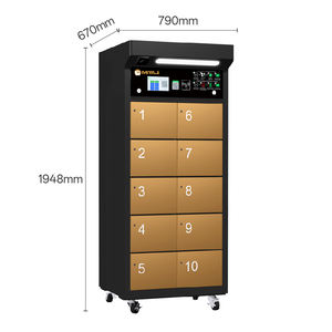 Gabinete de Intercambio de 10 Compartimentos MIYAJI, Pago con Tarjeta, Apto para Usuarios Mayores en el Sudeste Asiático - Product Image 3