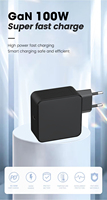USB-C 120W GaN PC tahan api pengisi daya dinding QC 3.0/PD dapat dilipat kabel ditarik ramah lingkungan ponsel 5V/2A