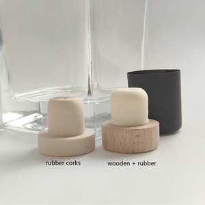 500ml paroi épaisse 850 grammes impressions personnalisées rectangle silex verre bouteilles vides avec <span class=keywords><strong>bouchon</strong></span> en liège pour vin de liqueur - Product Image 6