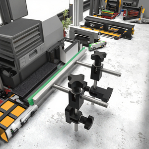 Aste Guida Regolabili per Trasportatori Staffe per Ringhiere Regolabili Multidimensionali Accessori per Linee di Trasporto Automatizzate - Product Image 3