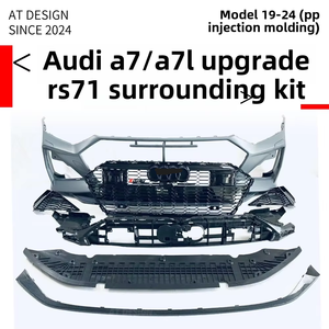 Pour 19-24 Audi A7/A7L grande modification <span class=keywords><strong>Rs7</strong></span> calandre de pare-chocs avant jupes latérales pare-chocs arrière lèvre avant-nouvelle condition mise à niveau paiement TT - Product Image 4