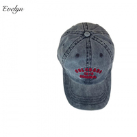 Casquette de baseball EVELYN imperméable et respirante 100 % coton, réglable, avec visière et lettre brodée, unisexe, pour enfants, toutes saisons