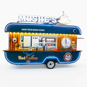 عربة طعام متنقلة كبيرة مجهزة بالكامل لبيع العصائر والقهوة والبيرة والآيس كريم - Product Image 2