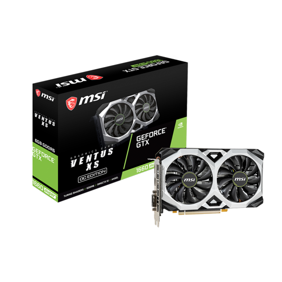 MSI GTX 1660 SUPER VENTUS 6GB GDDR6 - Gaming Graphics Card MSI GTX 1660 SUPER VENTUS 6GB GDDR6 - Gaming Graphics Card