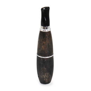Pipa para fumar de madera maciza hecha a mano con nuevo diseño de Torpedo, accesorios de tabaco de pipa reutilizables portátiles a prueba de viento - Product Image 3