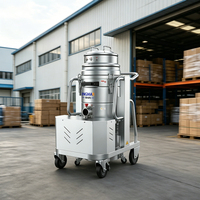 Aspirateur industriel sans fil DPS pour sols humides et secs avec seaux supérieur et inférieur
