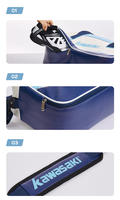 Sac à dos personnalisable Kawasaki K1G00-B8130, sac de sport décontracté pour voyage, sac pour raquette de pickleball, ensemble complet de raquettes de badminton et de tennis
