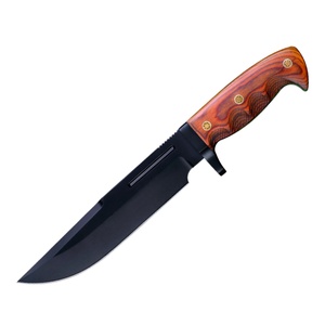 Navaja de Bolsillo Personalizable de Acero Inoxidable D2 con Mango de Madera, Táctica, de Supervivencia, para Caza, Uso Industrial, OEM Disponible, 1 Año de Garantía - Product Image 1
