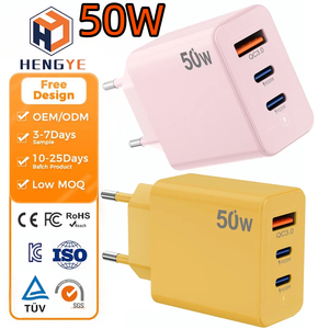 Cargadores Diversos para Celular, Cargador de Carga Rápida 3 en 1, Soporte para Celular, Cargador de Teléfono Móvil de 50w - Product Image 1