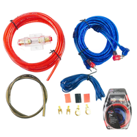 Kit Kabel Instalasi Amplifier Mobil CCA 10GA 60A Fuse Holder untuk Subwoofer Mobil