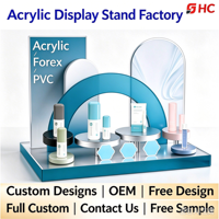 Support d'affichage en acrylique personnalisé en gros pour produits cosmétiques et numériques 3C, comptoir de vente au détail, OEM ODM, logo, taille et couleur personnalisés, directement de l'usine