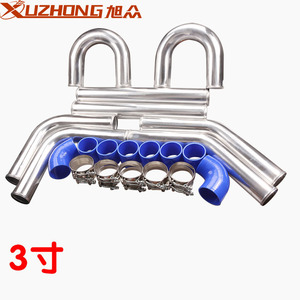 ท่ออินเตอร์คูลเลอร์อะลูมิเนียม Xuzhong 8 ชิ้น ขนาด 610 มม. สำหรับการปรับแต่งและอัปเกรดรถยนต์ - Product Image 5