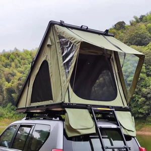 OEM carcasa dura 3-4 personas triángulo camping carpa en la azotea de aluminio para acampar por tierra tene para jeep - Product Image 1