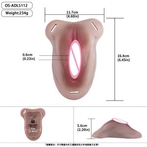 Strap on Harness Cock Vagina Pant Pads for Men Wearable Silicone Opening Design Vagina Transgender Pad for Men Cross Dresser - Product Image 6