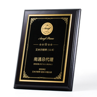 Médailles, plaques et trophées en bois et cristal, personnalisables, pour certificats, autorisations, récompenses et plaques de licence, vente en gros d'usine à prix compétitif