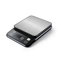 Nouvelle balance de cuisine numérique étanche IP67, dispositif de pesage pour la pâtisserie, fonction tare, comptage des pièces, recharge USB, balance électronique de table