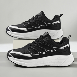 Zapatos Deportivos Casuales Ligeros para Hombre con Cordones, Parte Superior de Malla Transpirable, para Senderismo y Caminatas de Primavera, Tendencia de Moda - Product Image 3