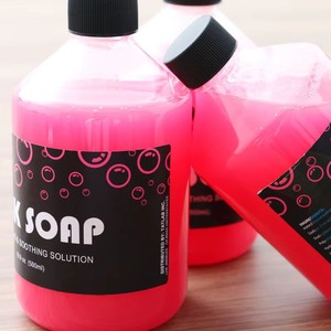 สบู่ดูแลหลังสักลาย ขนาด 500 มล. สีเขียว น้ำเงิน ชมพู ทำความสะอาด บรรเทาอาการระคายเคือง สบู่ธรรมชาติ แบรนด์ส่วนตัว สบู่พรีเมียมสำหรับสตูดิโอ PMU - Product Image 6