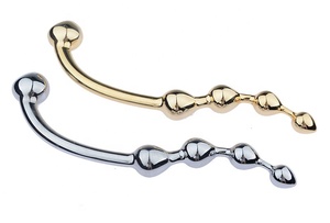Consolador de metal con cuentas para hombre <span class=keywords><strong>y</strong></span> mujer, juguete sexual anal, punto <span class=keywords><strong>G</strong></span>, masajeador de próstata, vaginal - Product Image 6