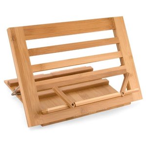 Vente en gros <span class=keywords><strong>Support</strong></span> <span class=keywords><strong>de</strong></span> <span class=keywords><strong>livre</strong></span> en bois <span class=keywords><strong>de</strong></span> bambou Comptoir <span class=keywords><strong>de</strong></span> <span class=keywords><strong>cuisine</strong></span> <span class=keywords><strong>Support</strong></span> <span class=keywords><strong>de</strong></span> <span class=keywords><strong>livre</strong></span> réglable pour la lecture - Product Image 5