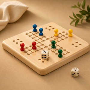 <span class=keywords><strong>Juego</strong></span> <span class=keywords><strong>de</strong></span> Mesa <span class=keywords><strong>Ludo</strong></span> <span class=keywords><strong>de</strong></span> Madera con Peones y Dados para Niños, Diversión Familiar, Logotipo Personalizado, OEM, Venta al Por Mayor - Product Image 3