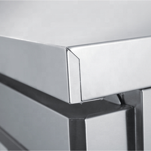 Mesa de Trabajo Multifuncional para Restaurante con Refrigerador, Diseño Moderno - Product Image 3