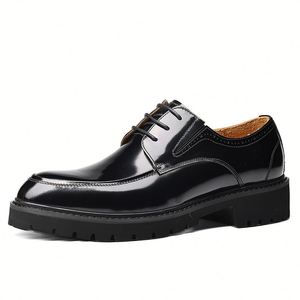 Top Luxury Designer Genuine Leather Shoes Men Casual Loafer Shoes <b>Old</b> Fashion High Quality Handmade Leather Shoes - Product Image 5