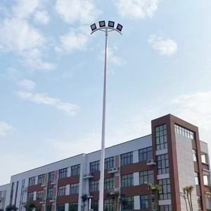 Poteau d'éclairage télécom/tour de poteau d'éclairage à haut mât en acier galvanisé à chaud pour zone urbaine/rurale/aéroport/côtier - Product Image 3