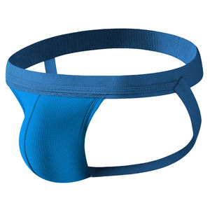 <span class=keywords><strong>Sous</strong></span>-vêtements de sport pour <span class=keywords><strong>homme</strong></span>, jockstrap fin de 2 cm, taille élastique ultra-étroite, 95% coton, 5% élasthanne et poche en nylon de soutien, mode athlétique - Product Image 1