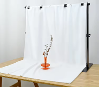 Système de support de photographie, mini support de bureau portable, éclairage de remplissage pour streaming, support de prise de vue aérienne réglable, support de fond