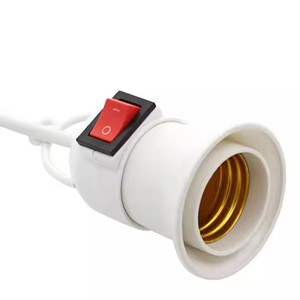 Bases de lampe universelles 3/5/8/10m avec interrupteur adaptateur de douille d'ampoule Led E27 accessoires de support de lampe à vis outils <span class=keywords><strong>deux</strong></span> prises <span class=keywords><strong>Suspension</strong></span> - Product Image 4