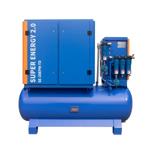 SE10EPMTD Aill In 1 Vsd Direct Drive Rotary Screw Air Compressor With Air Dryer Tank