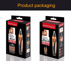 SPORTSMAN Professionele Draagbare 2-in-1 USB EU Elektrische Trimmer voor Neus en Wenkbrauwen voor Reizen, Hotel, Auto en Huishoudelijk Gebruik - Product Image 3