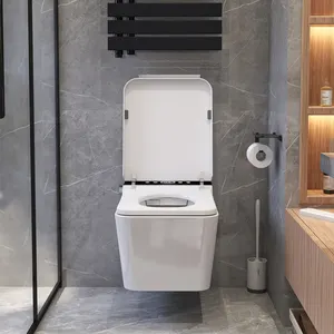 Modern Design Water Closet Easy Cleaning Intelligent Hanging Bathroom Ceramic Smart Wall Hung Toilet