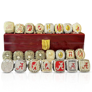Anéis de Campeonato QIUZHEN NCAA Alabama Crimson Tide Populares Entre Fãs Americanos e Europeus Anel de Campeonato de Futebol Americano - Product Image 6