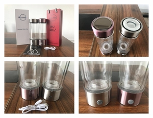 LED de doble capa respetuoso del medio ambiente de Japón portátil rica en hidrógeno taza de agua, generador de la máquina - Product Image 6