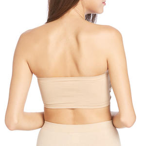 Mùa hè thời trang của phụ nữ liền mạch Ống Top đồ lót backless quây có thể tháo rời đệm bọc ngực da thân thiện cộng với kích thước áo ngực - Product Image 3