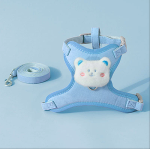 Chaleco transpirable suave de fábrica, arnés ajustable para el pecho de mascotas, correa para perros y gatos, arnés de pecho para exteriores, arnés bonito para mascotas - Product Image 2