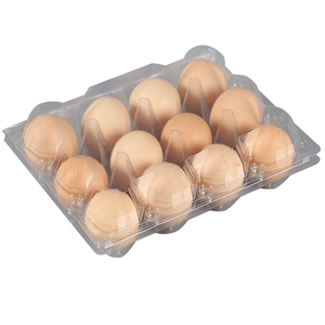 30 20 12 Holes Clear Egg Box Carton Plastic Egg Tray