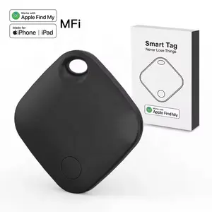 Aangepaste Slimme Gps Tracker Locator Bluetooth Key Finder Mini Anti Verloren Alarm Vind Mijn Air Tags Voor Android Ios